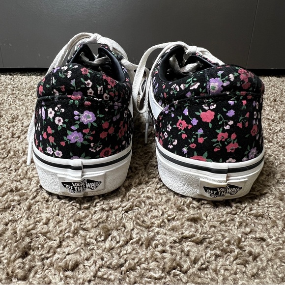 Vans Women Floral Sneakers, Size 9 - Picture 7 of 9